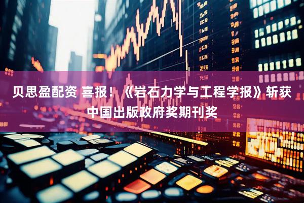 贝思盈配资 喜报！《岩石力学与工程学报》斩获中国出版政府奖期刊奖